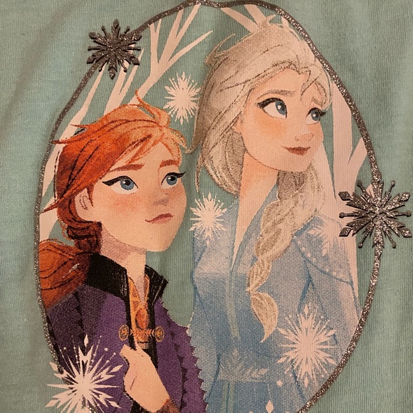 Disneys Frozen II Elsa and Anna Girls Long Sleeve Tutu Dress - Picture 8 of 8